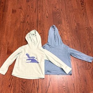 Patagonia Free Fly Lot of 2 Kids Hooded Long-Sleeve Sun Shirts 4T